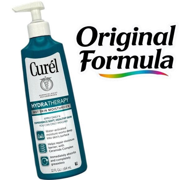 Curél Hydra Therapy Wet Skin Moisturizer Original Formula 12oz Ceramide Lotion - Picture 1 of 5